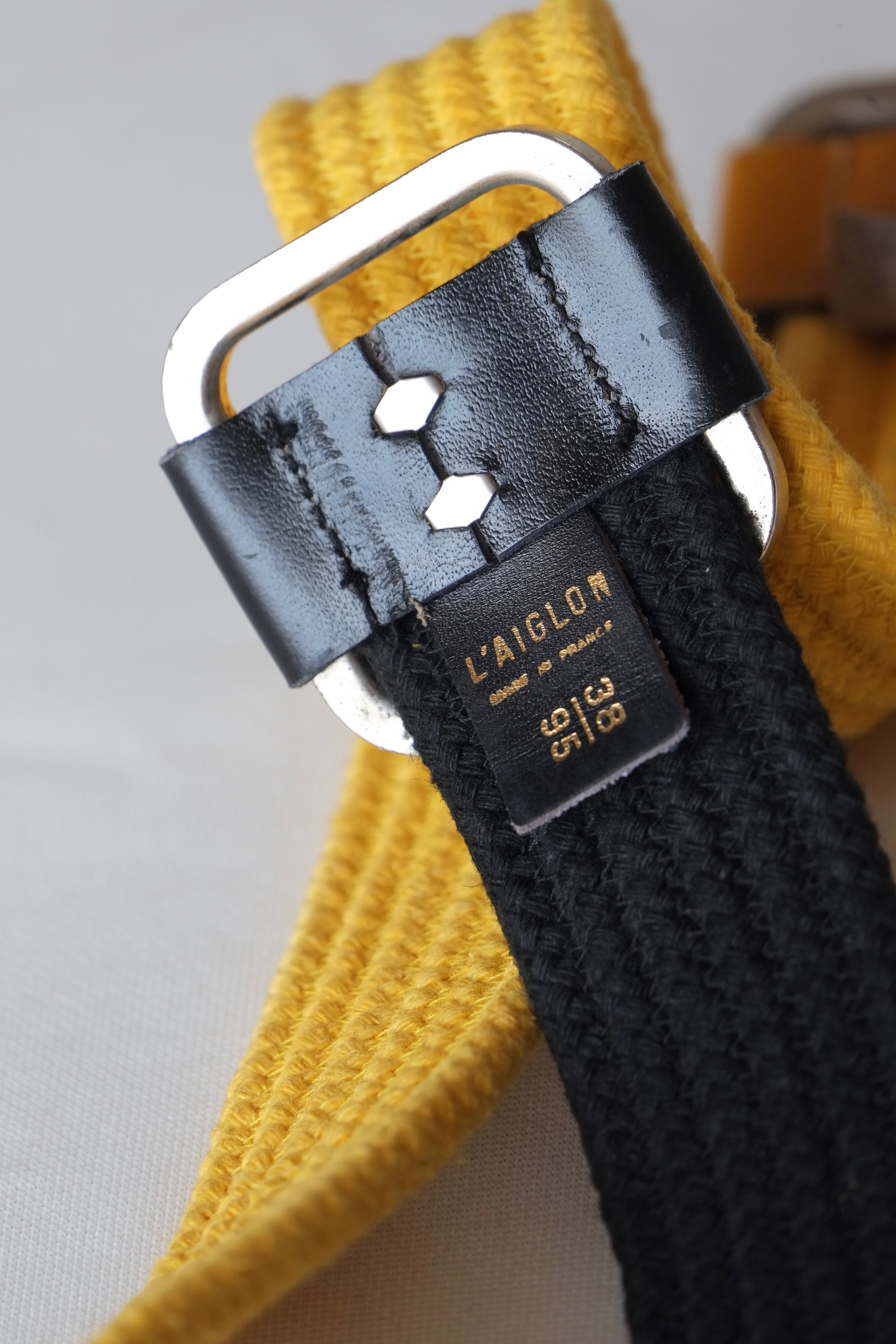 L'AIGLON Woven Narrow Cord Belt