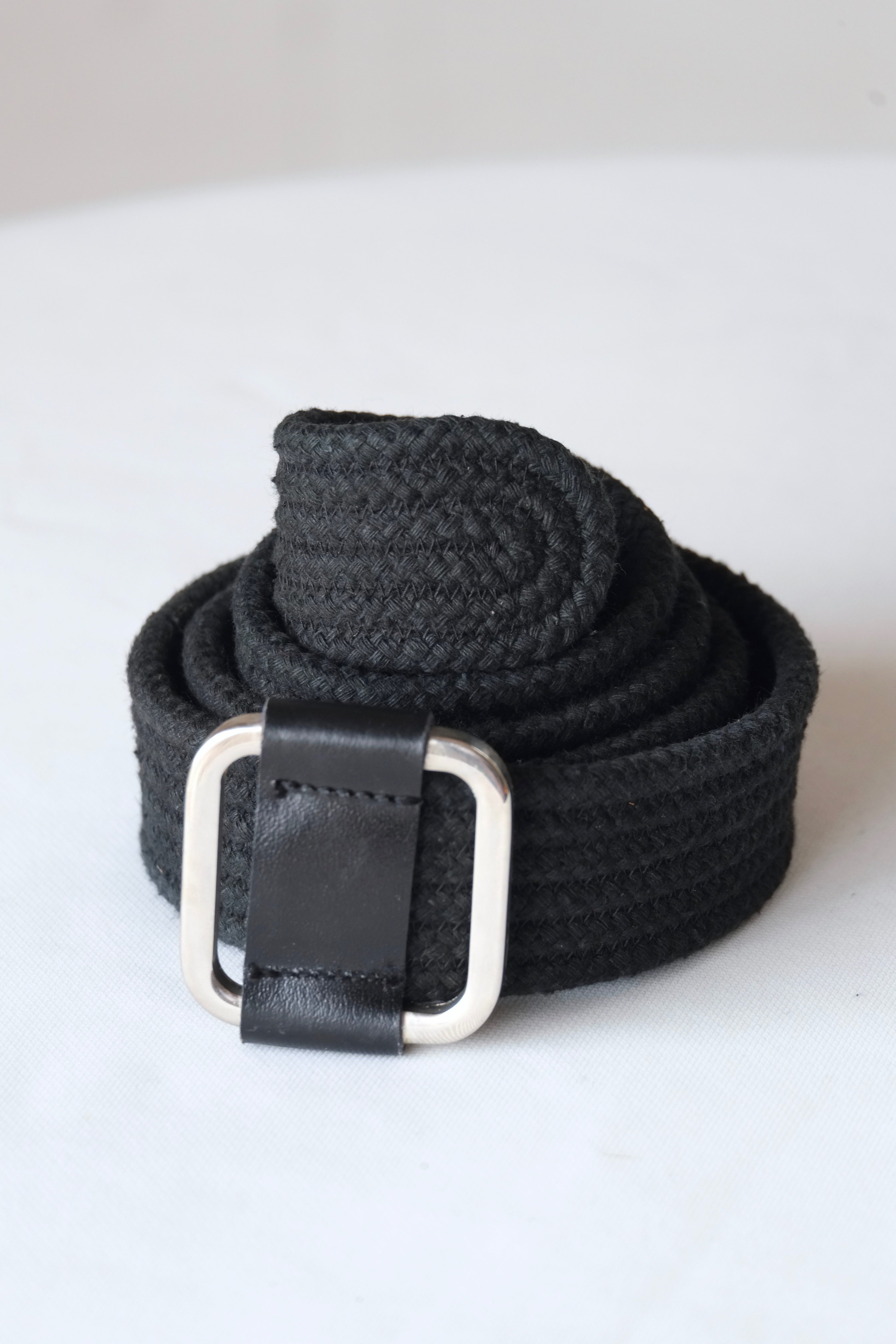 L'AIGLON Woven Narrow Cord Belt