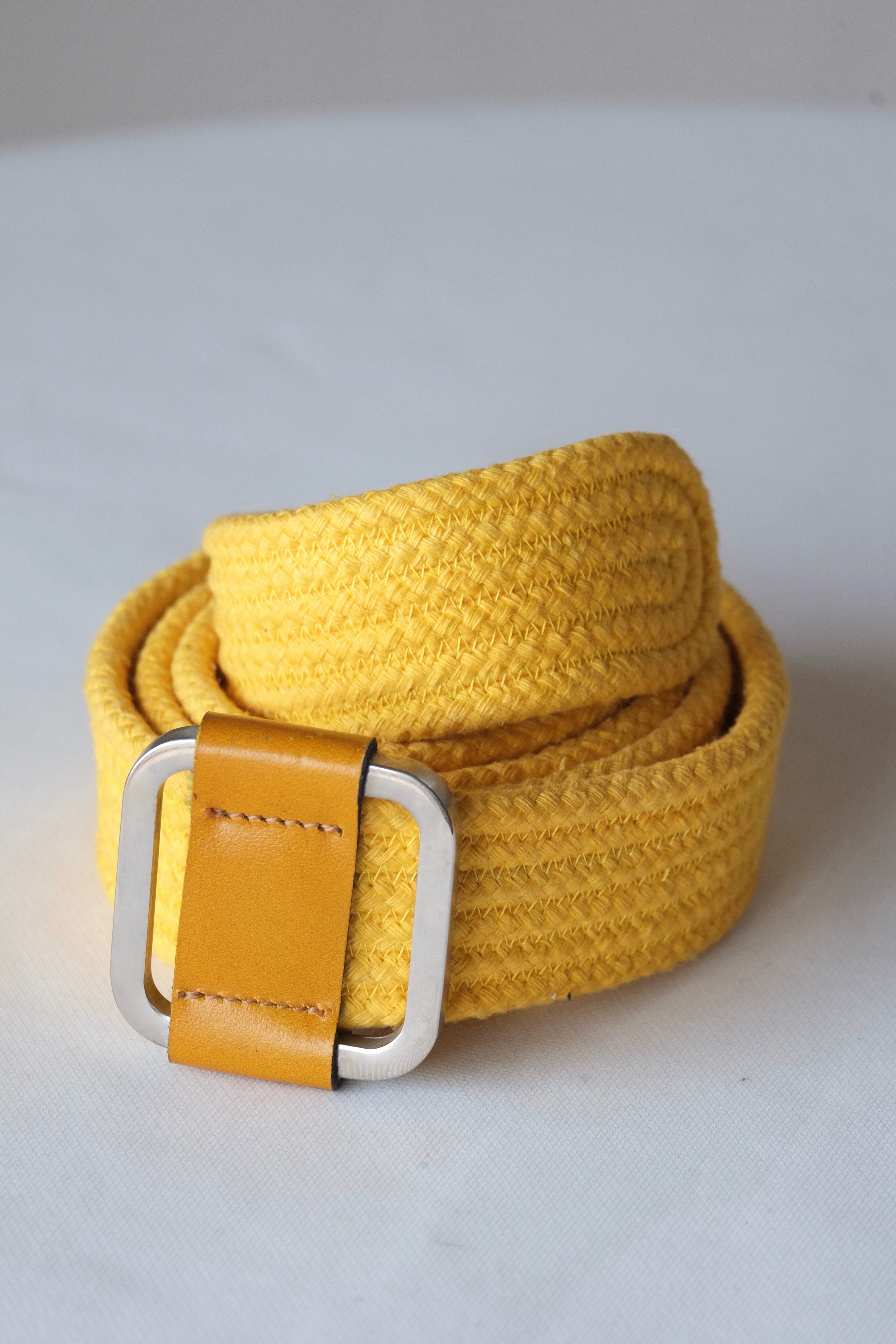 L'AIGLON Woven Narrow Cord Belt