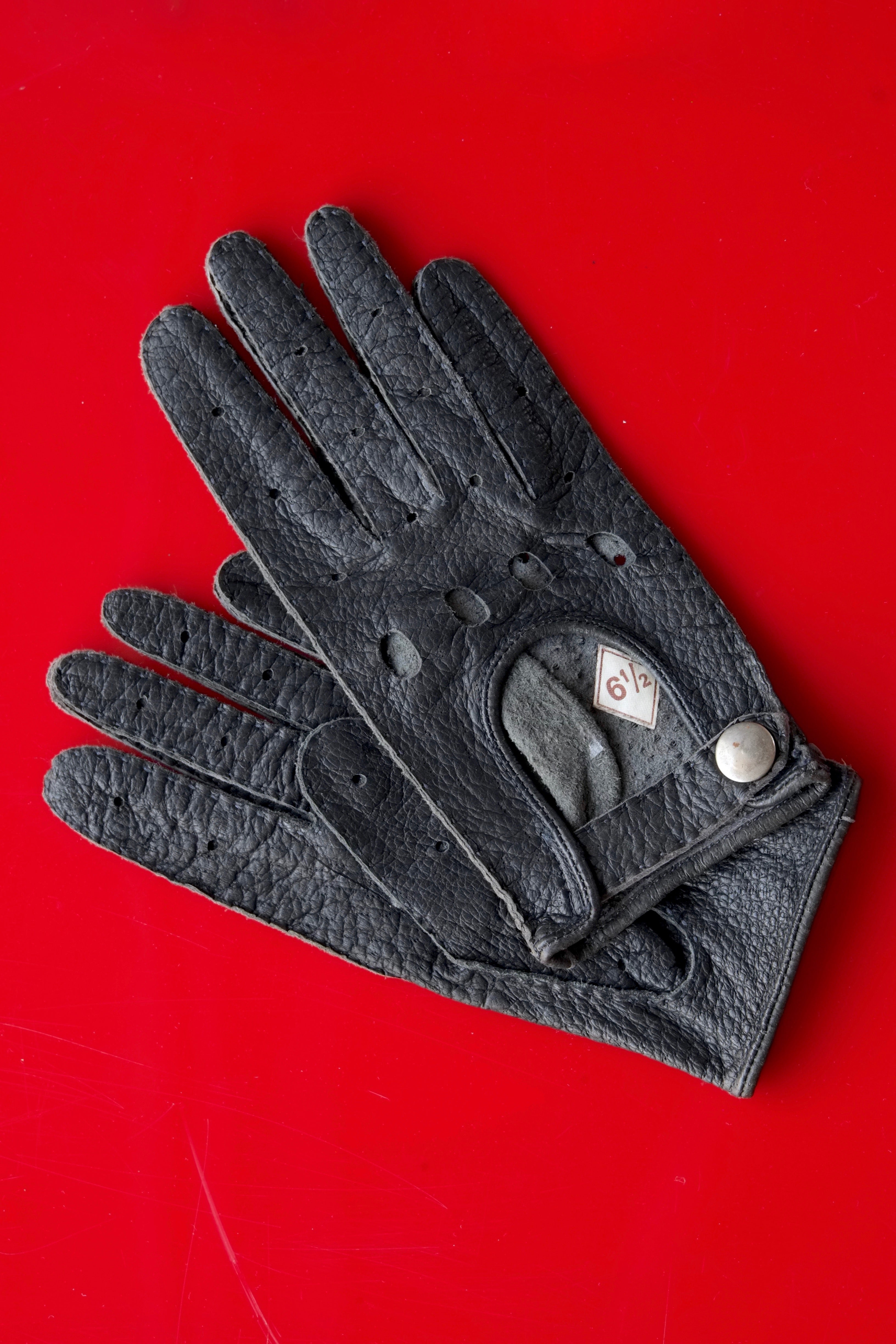 VINTAGE Leather Driving Gloves