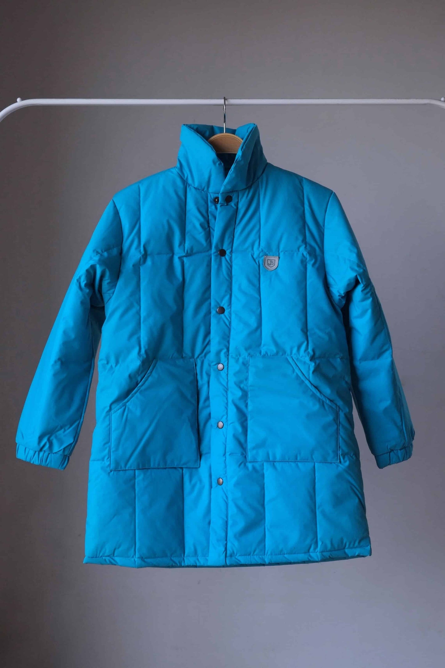 Vintage 80's Puffer Coat turquoise