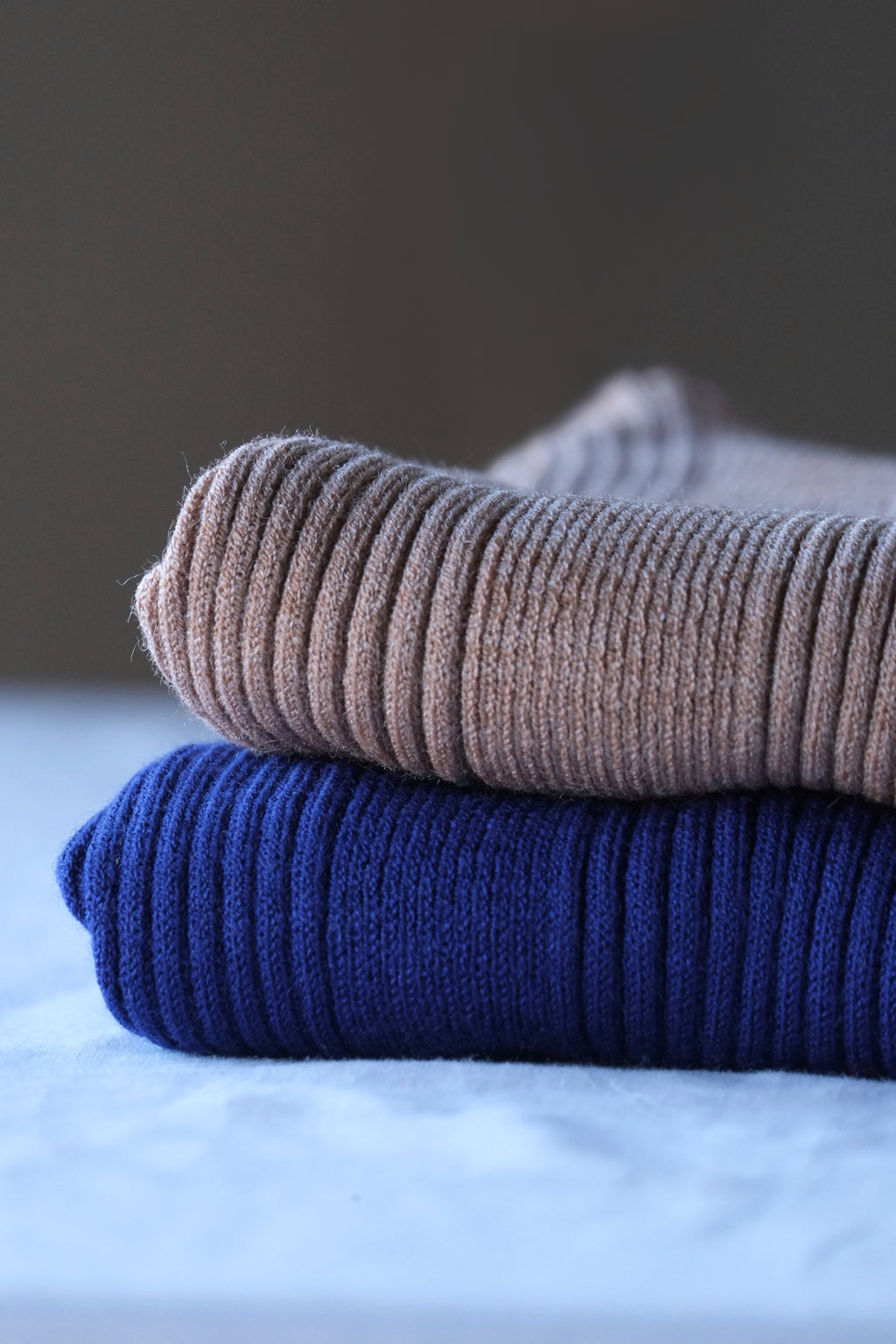 KRAWINKLE Rib Turtleneck 70's Sweater