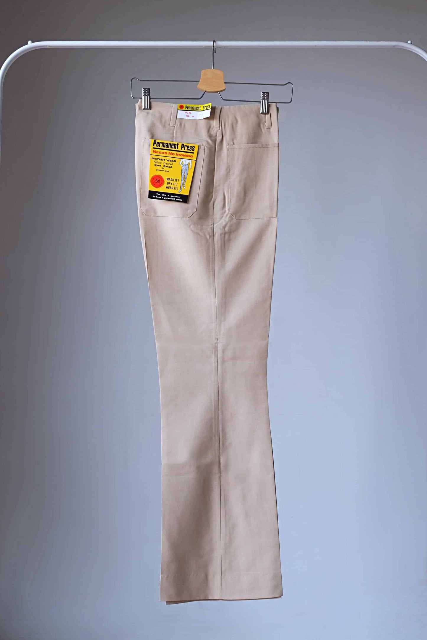 RILSAN Permanent Press Men's Vintage 70's Slacks