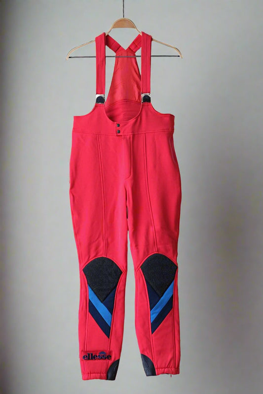 Vintage 80s OSSI Stirrup Ski Pants XS Size 6 Fuchsia High Rise