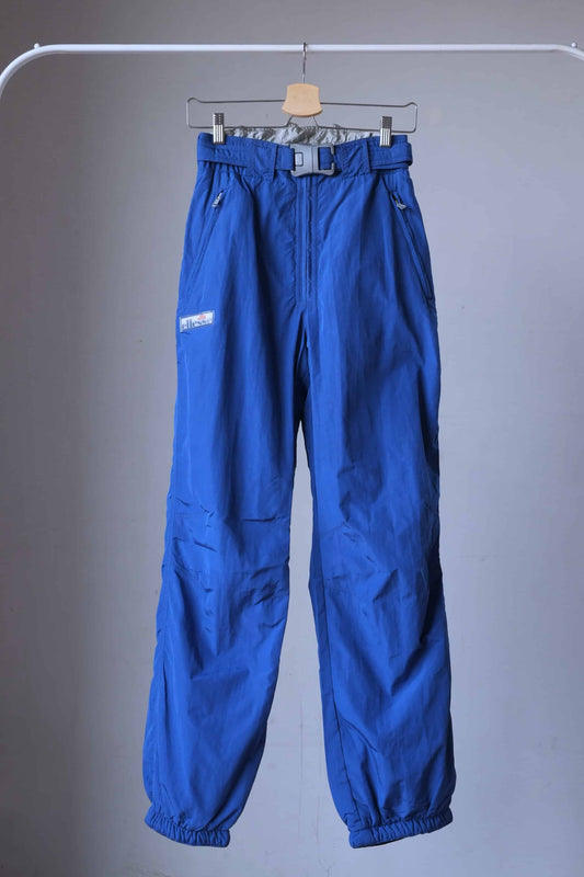 Vintage Blue 12 Medium Womens Ski Pants AHEAD USA winter rainbow brite 28x29