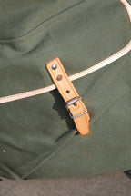 Vintage 70's Canvas Rucksack details