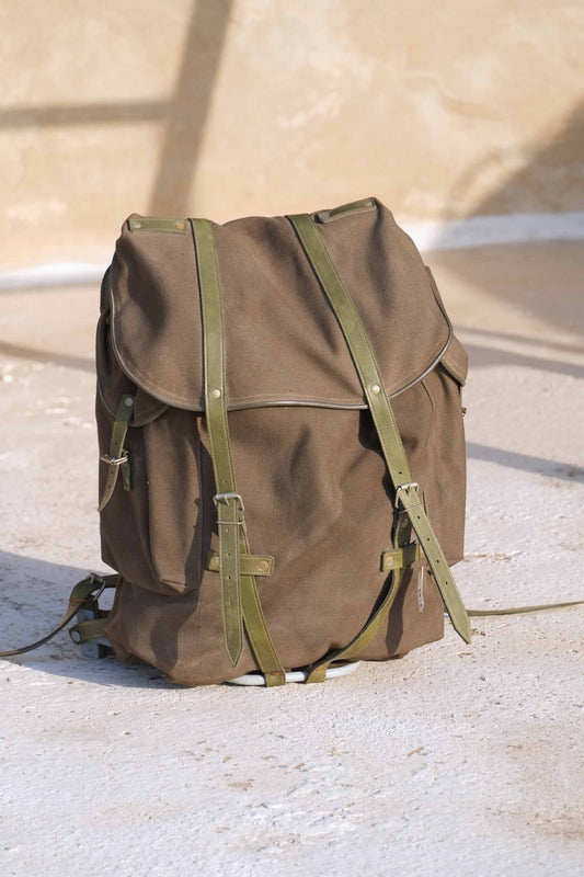 GALA CZECHOSLOVAKIA 70's Canvas Rucksack w/ Frame