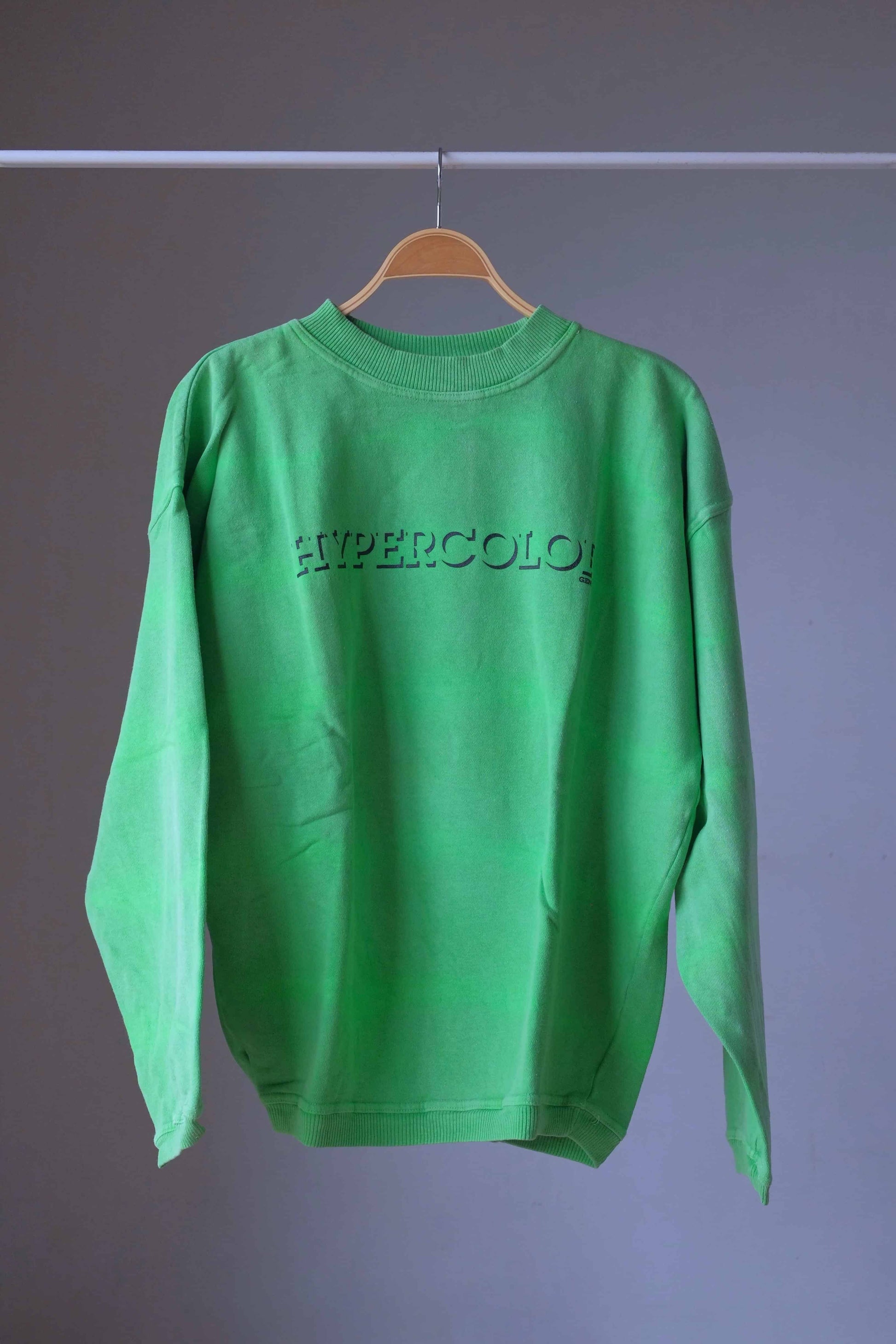 90's Hypercolor Color Changing Sweatshirt lime green