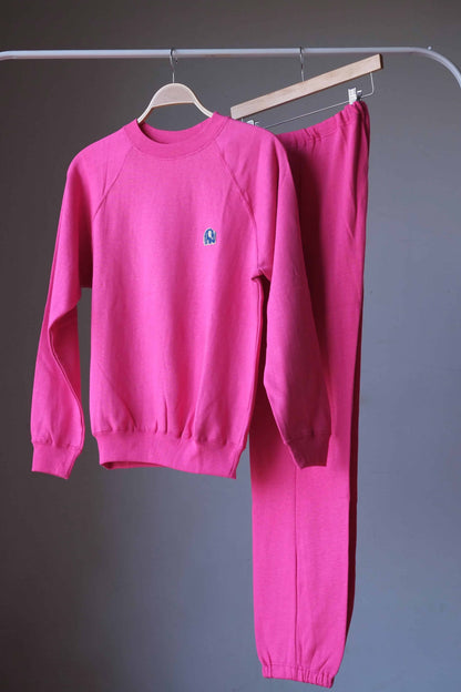 80's Comfy Jogging Suit pink