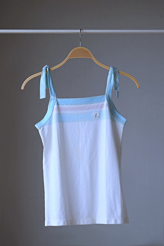 LÖFFLER Ingrid Tie Shoulder 80's Top
