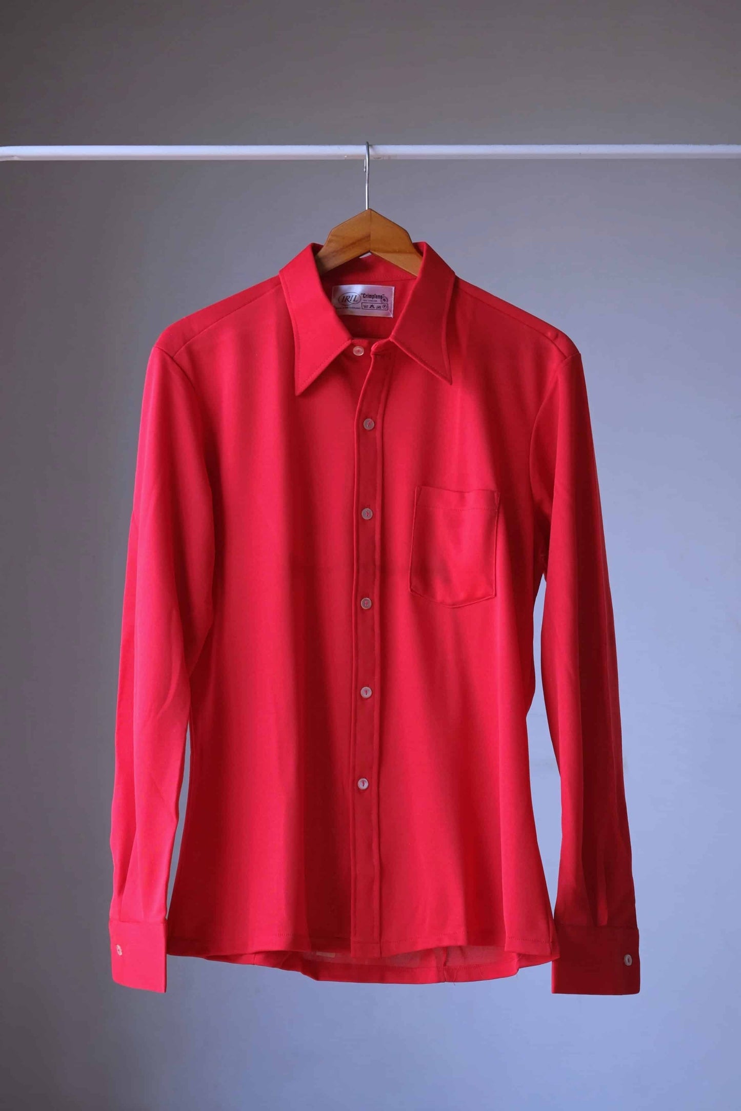 VINTAGE 70S SHIRT RED