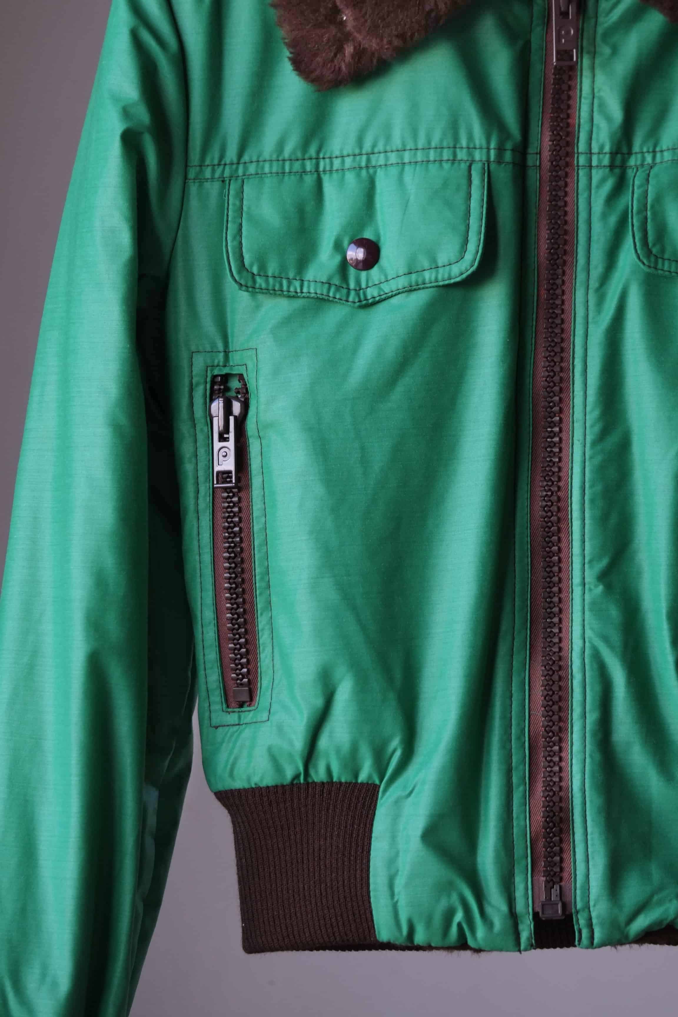 Vintage 70's Bomber Jacket details