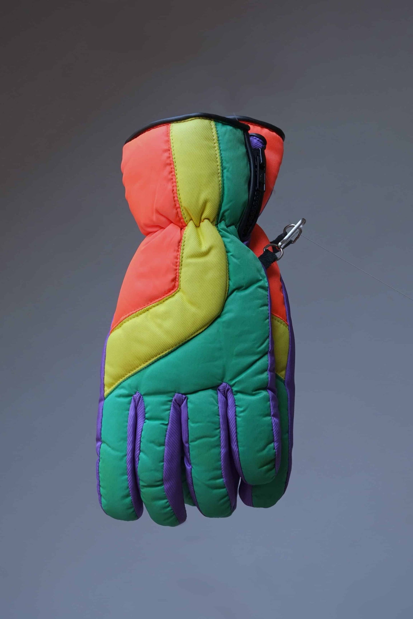 Vintage NEON 90's Ski Gloves