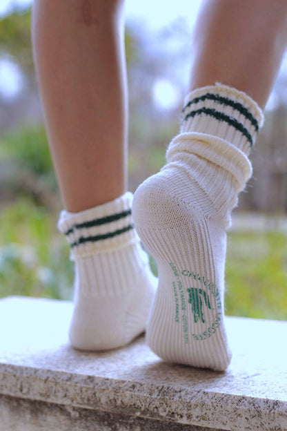 LACOSTE Vintage Striped Wool Socks