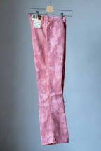 Vintage LEE Corduroy Tie-Dye 70's Bell Bottoms pink side