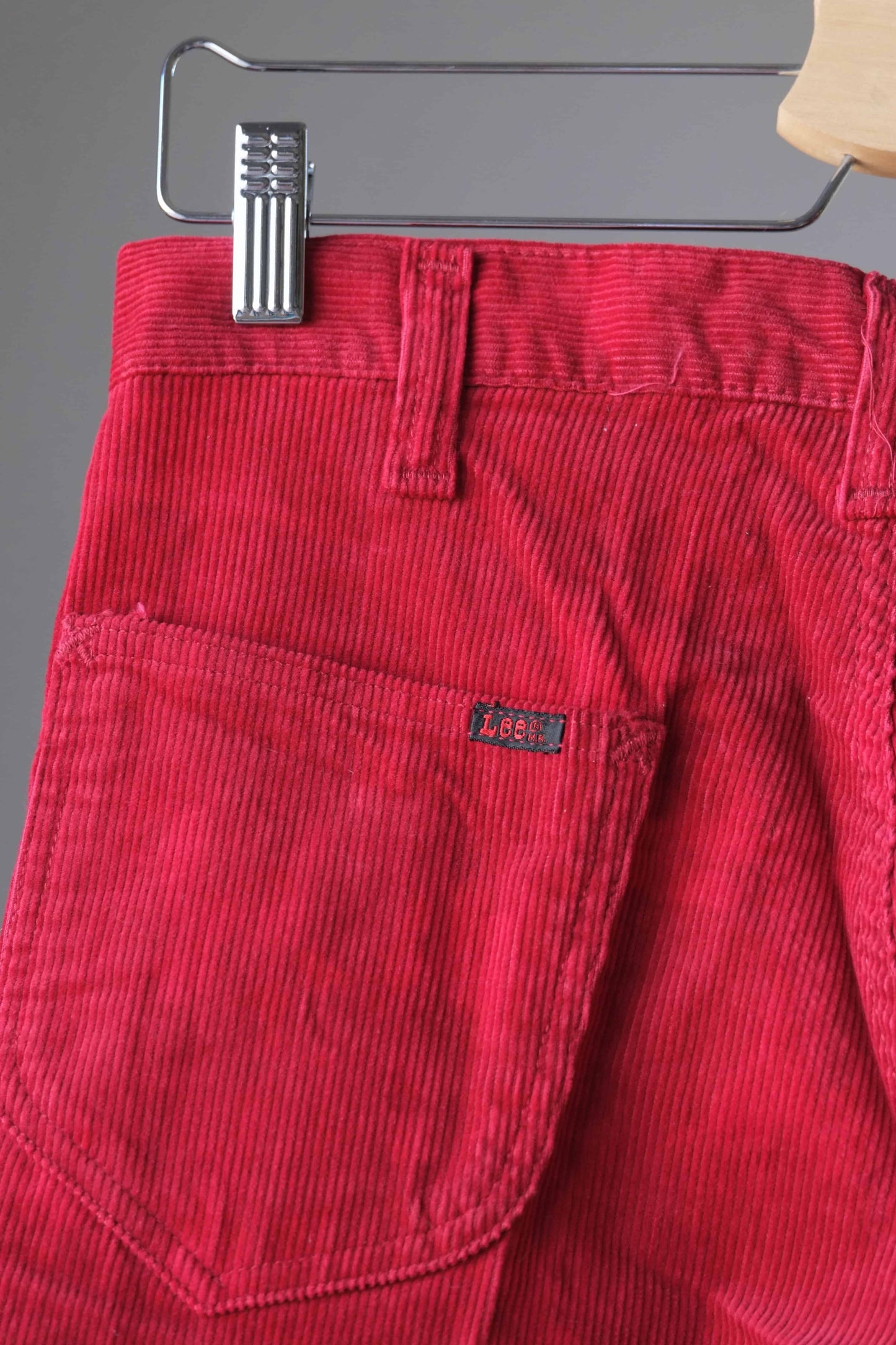 LEE Corduroy Tie-Dye 70's Bell Bottomred back pocket