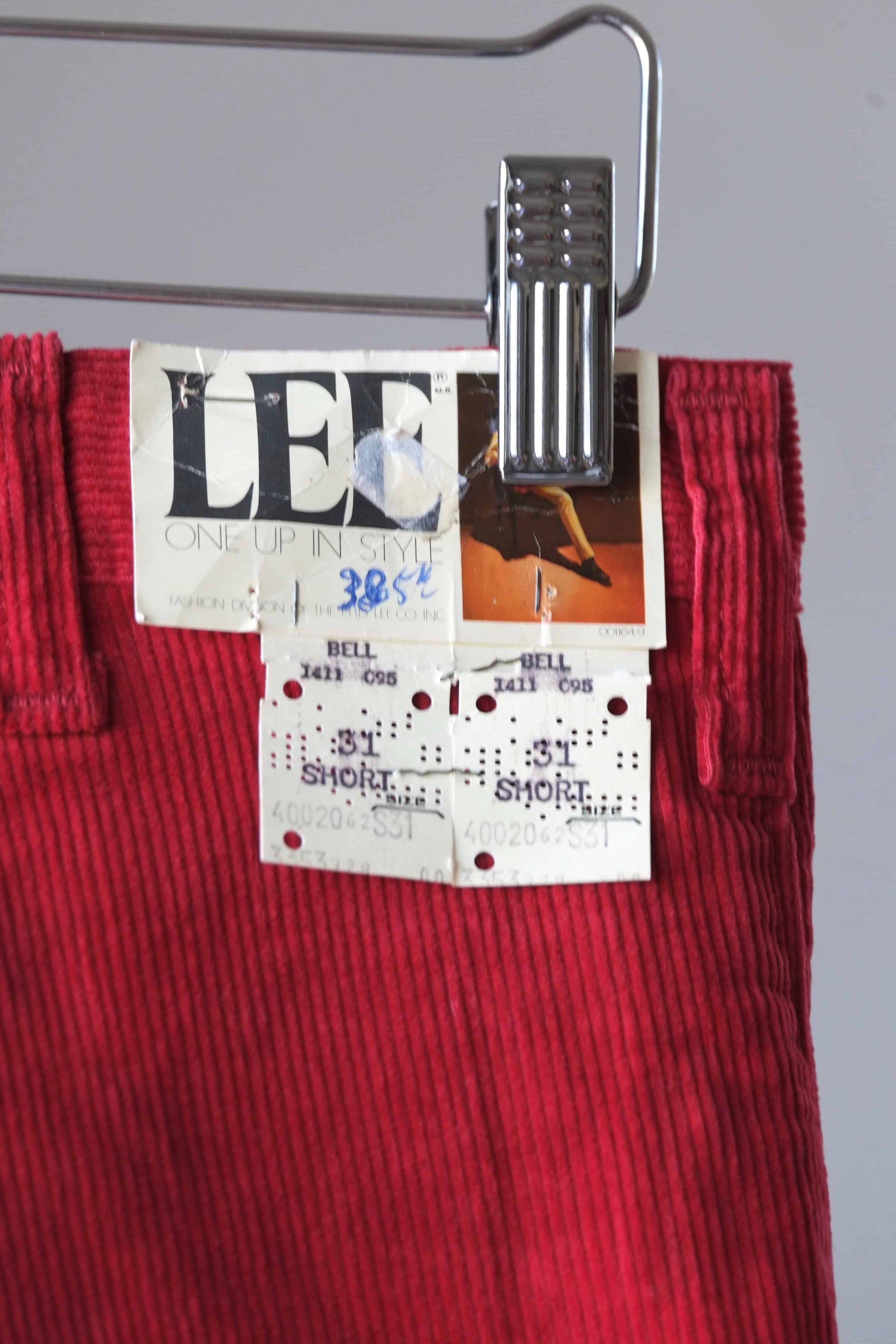 LEE Corduroy Tie-Dye 70's Bell Bottoms red label