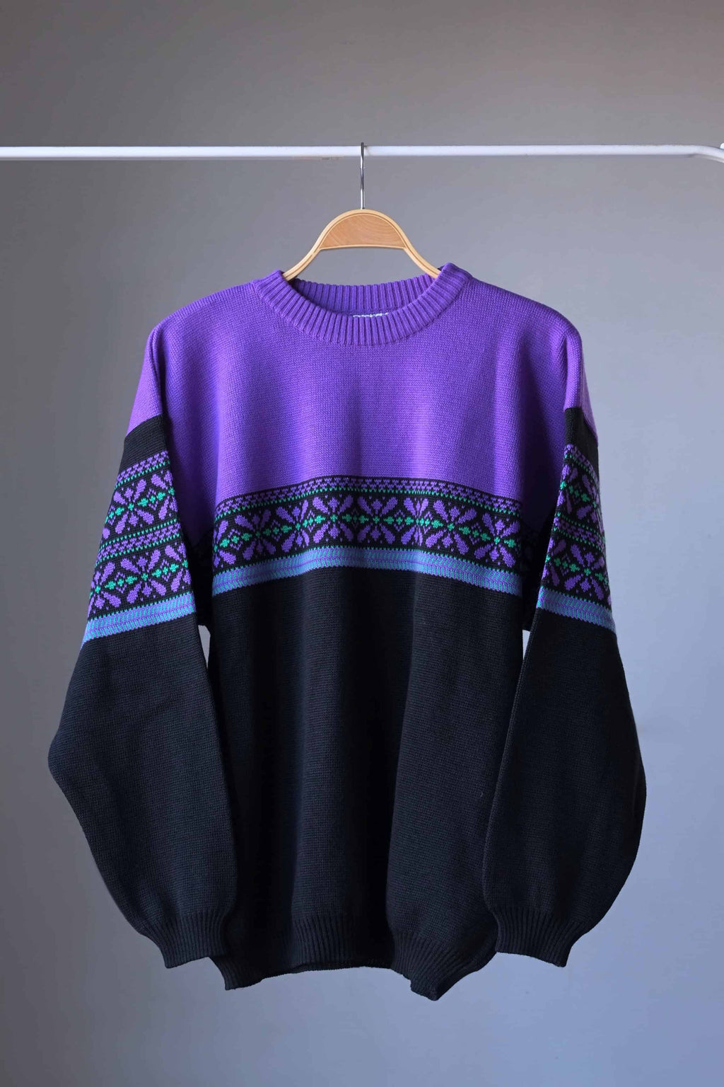 Vintage 90's Mohair Patterned Sweater 
