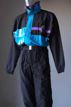 Vintage 90's Men's Ski Suit black