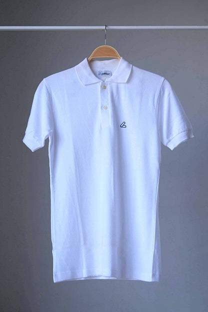 LÖFFLER Classic Polo Shirt white