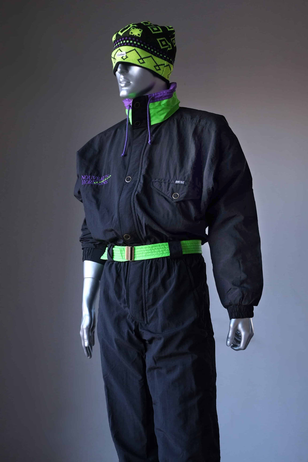 Vintage Early 90's Men's Ski Suit black