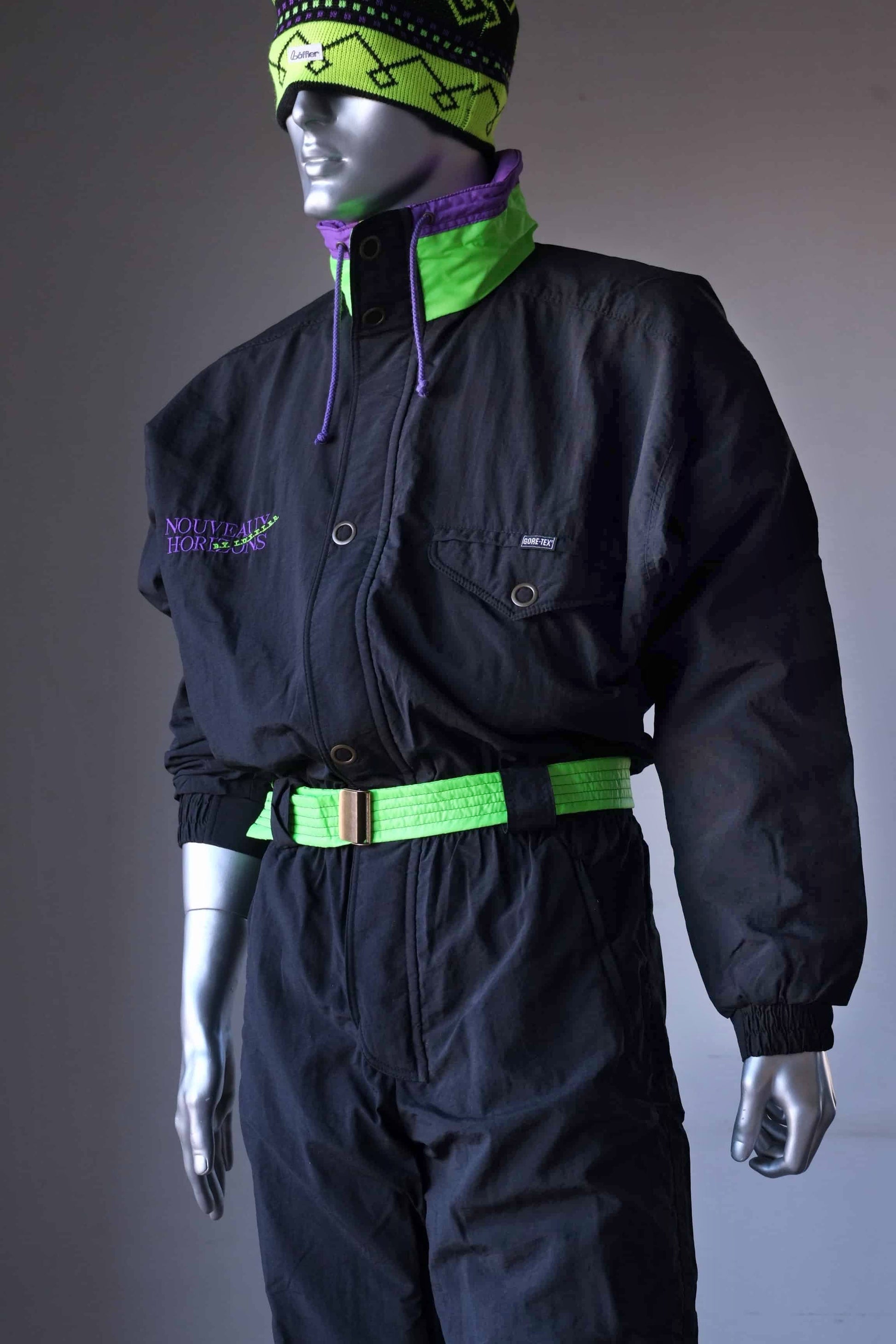 Vintage Early 90's Men's Ski Suit black