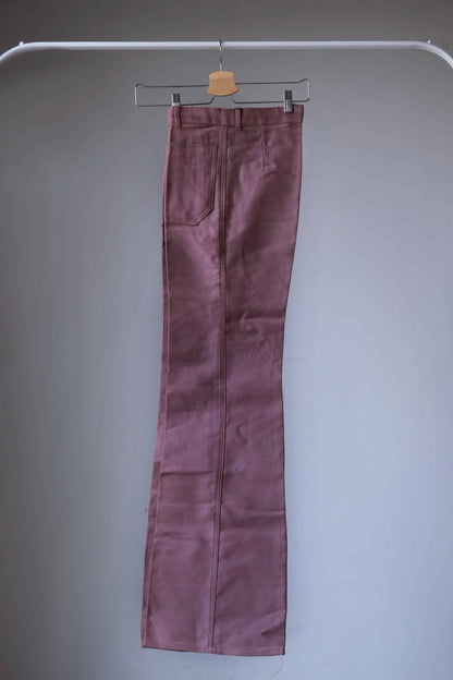 Vintage Wide Leg 70's Brushed Denim Pants