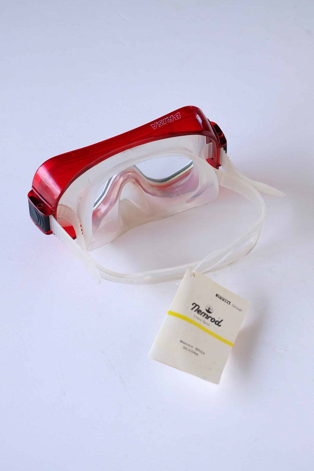 NEMROD Brisa 90's Diving Mask red and clear