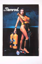 Vintage Nemrod 80's Scuba Diving Poster 