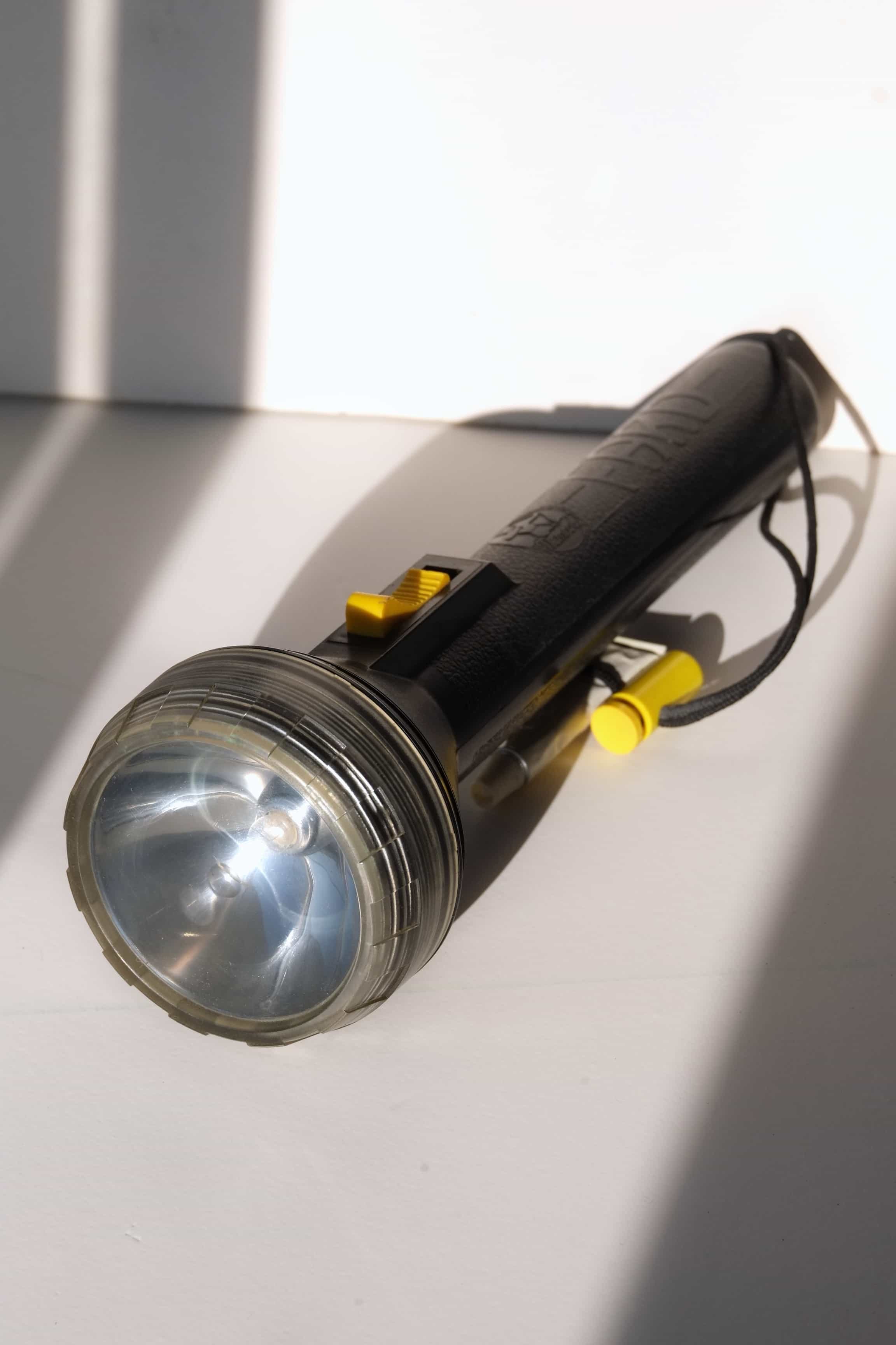 90's handheld rechargeable flashlight NEMROD Vintage Scuba Diving 90s Flashlight – Vintage Something