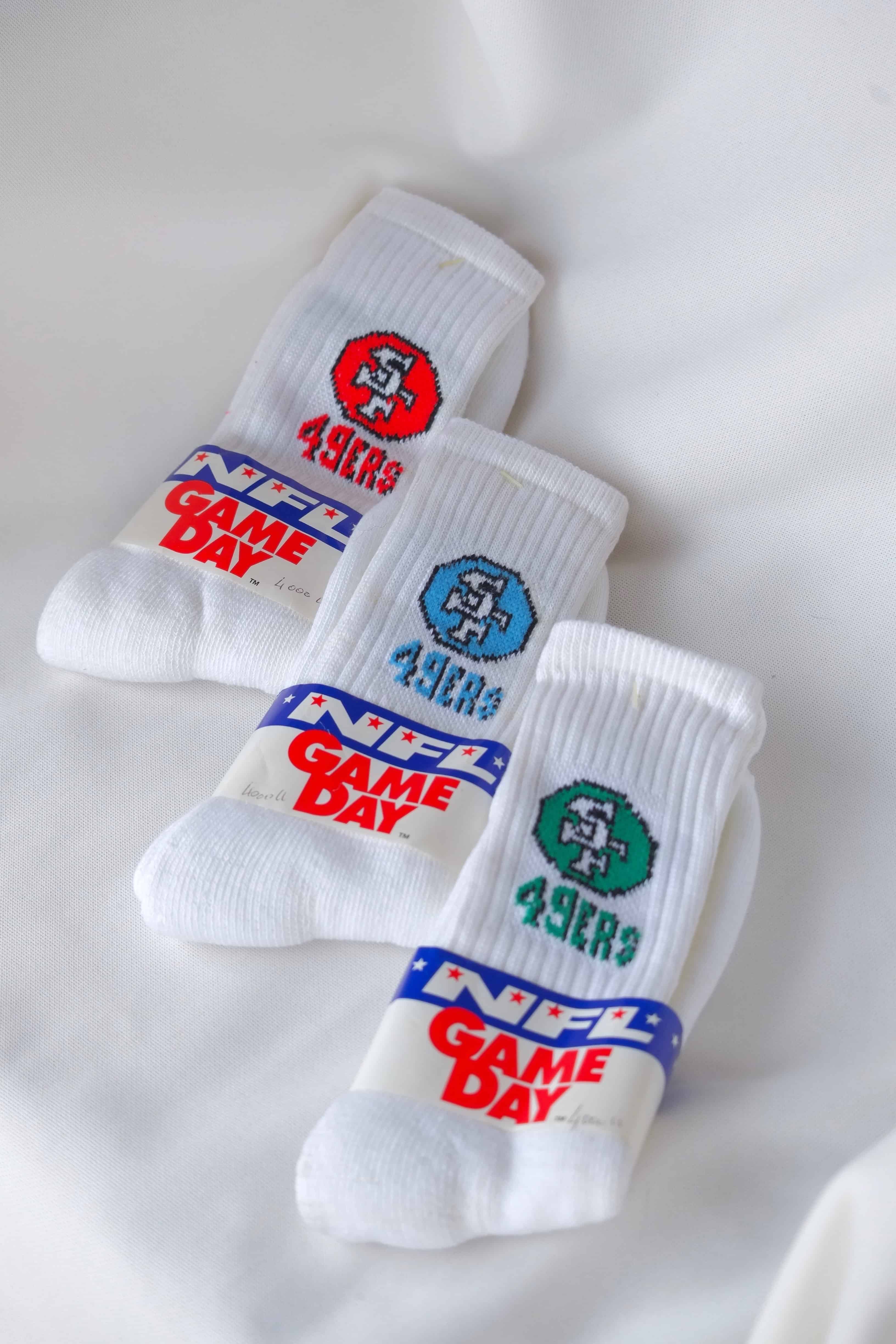 NFL Game Day 49ers Vintage Crew Socks