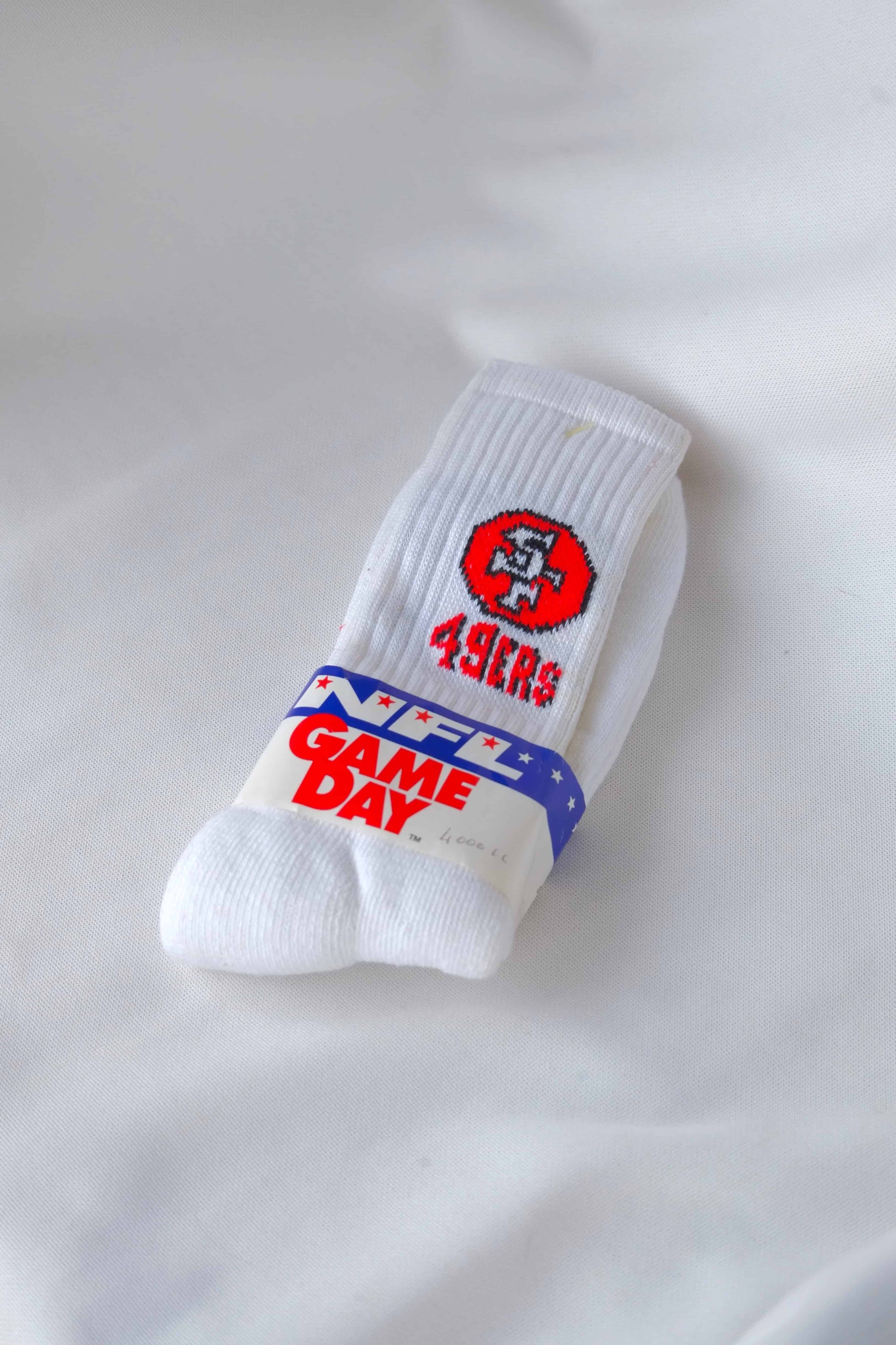 NFL Game Day 49ers Vintage Crew Socks red