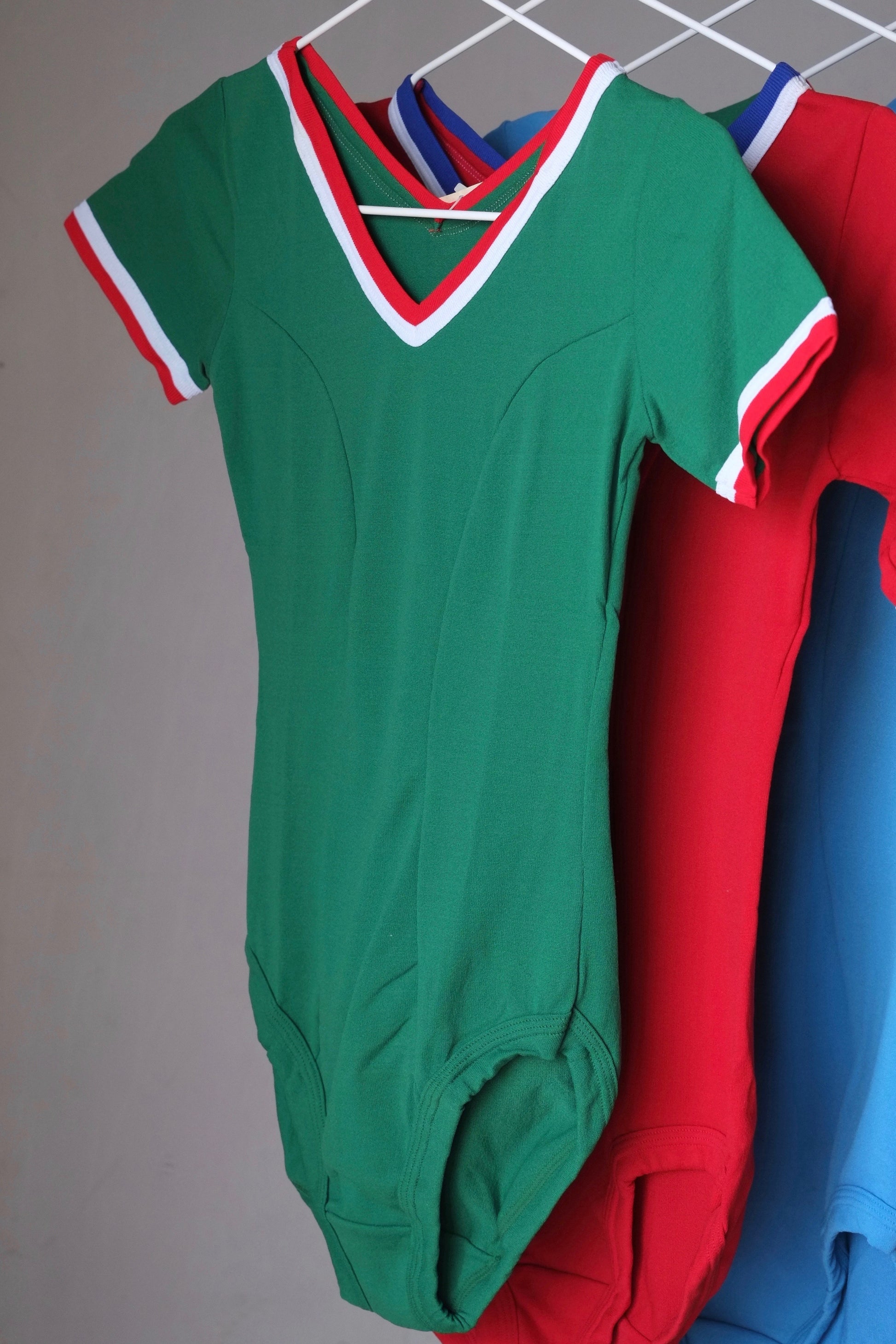 ZOFINA Olympic Short Sleeves 70's Leotard – Vintage Something