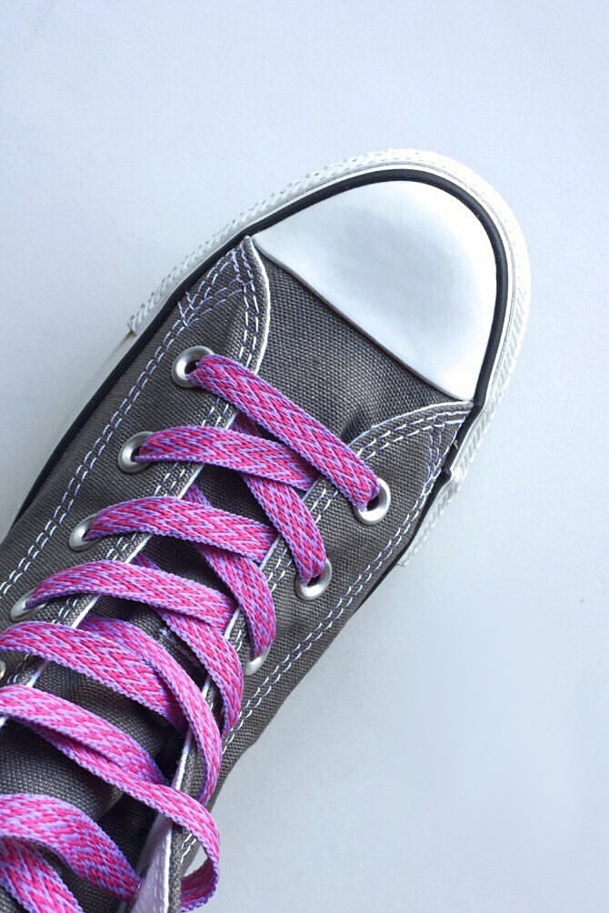 CHEVRON Pattern Flat Shoelaces