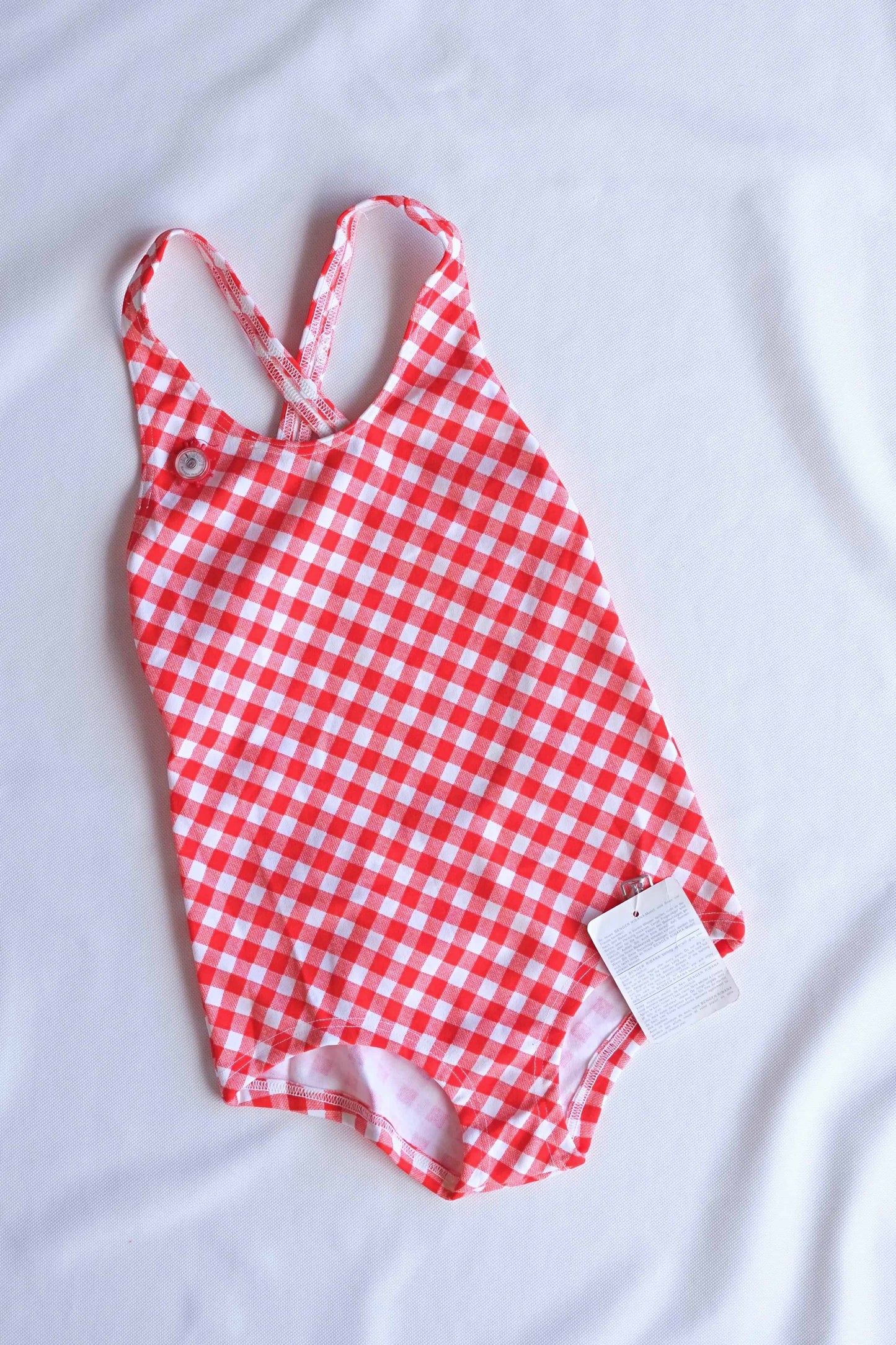 Vintage 70's Gingham Swimsuit