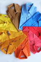 Vintage Flap Pockets &  Short Sleeves 70's Shirt