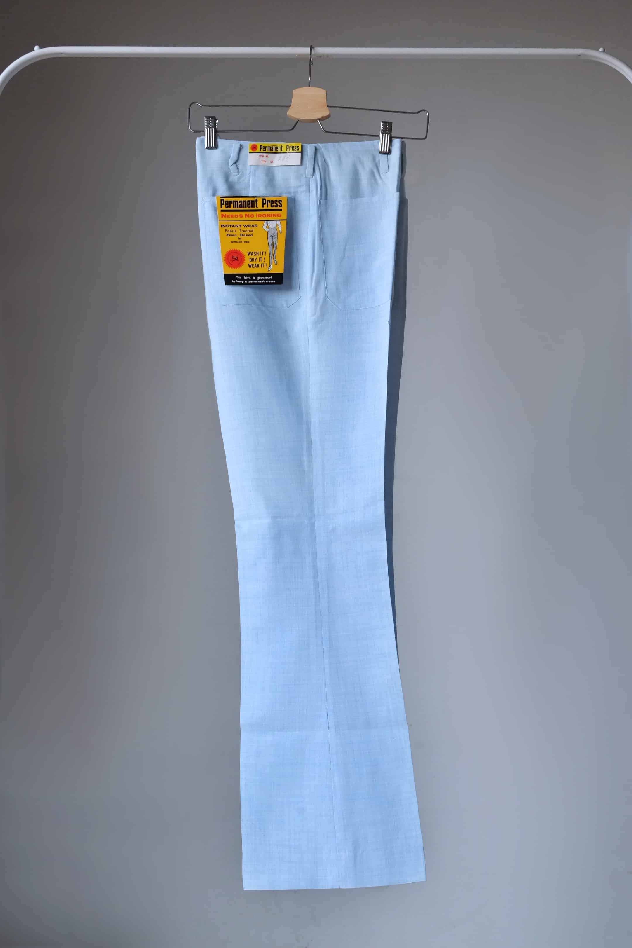 RILSAN Permanent Press Men's Vintage 70's Slacks