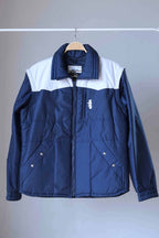 Vintage 80's Men's Ski Jacket with Removable Sleeves navy