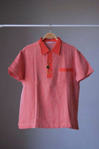 Rare 60's Mesh Top RED
