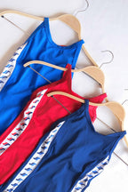80's Racer Kids Swimsuit closer look