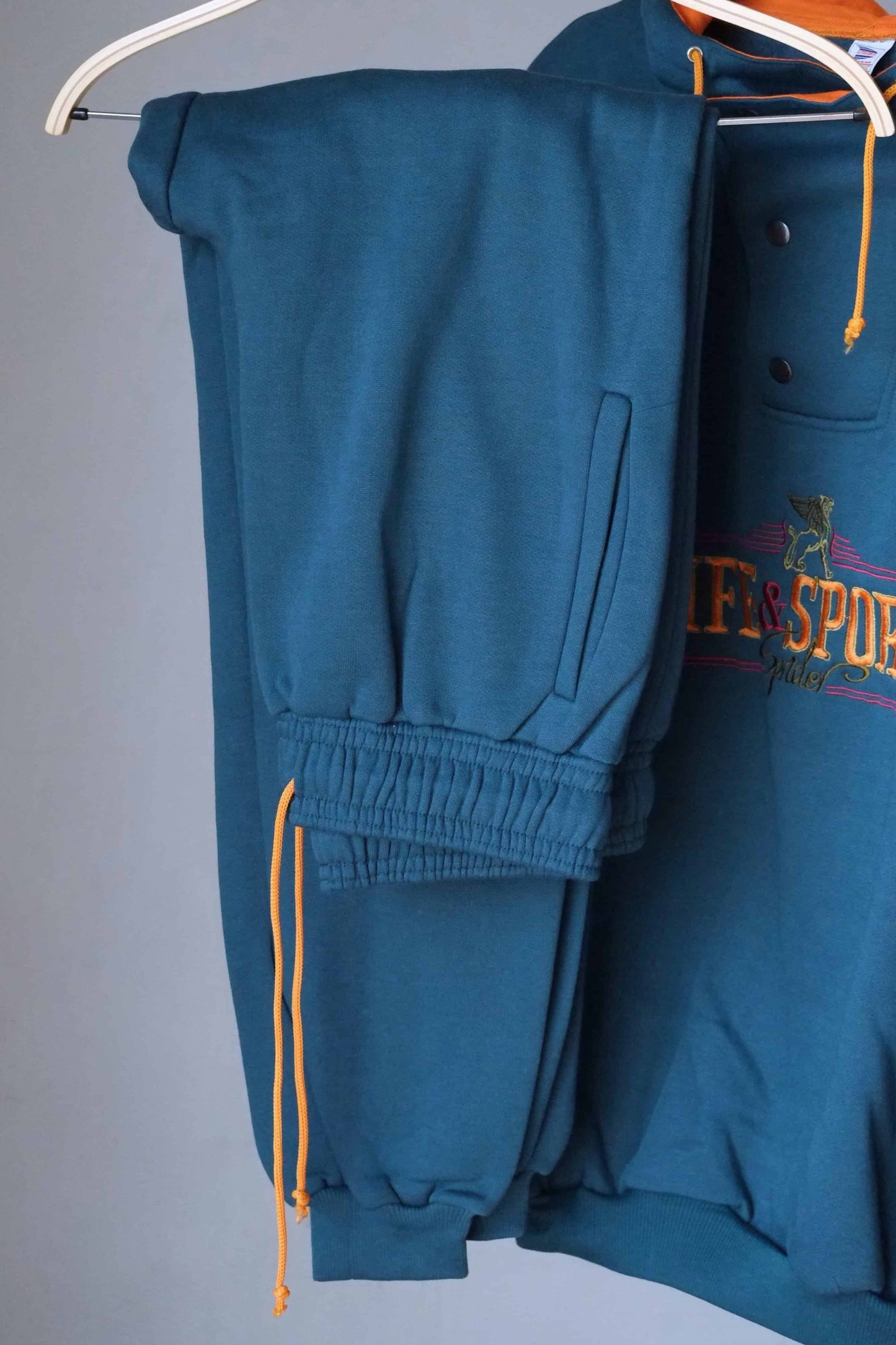 SPRIDER 90's Oversized Hooded Jogging Suit