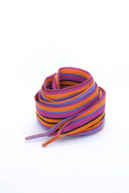 STRIPED Flat Shoelaces