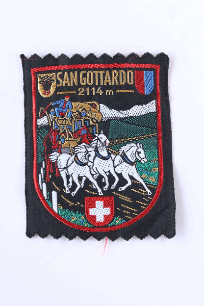 Vintage San Gottardo Embroidered Patches