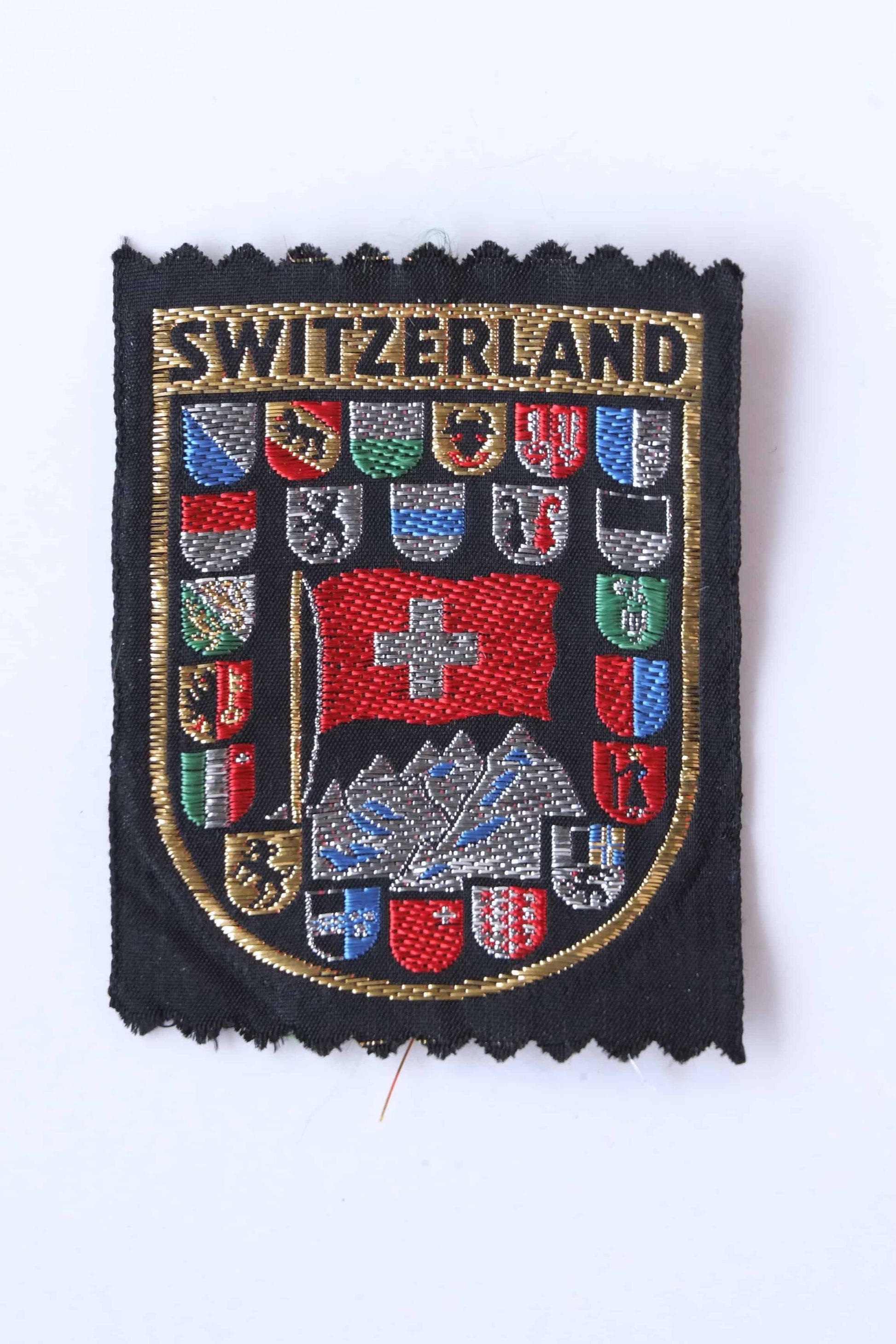 Vintage Swiss Cantons  Embroidered Patches