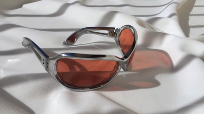 WRAPAROUND 70's Chrome Sunglasses