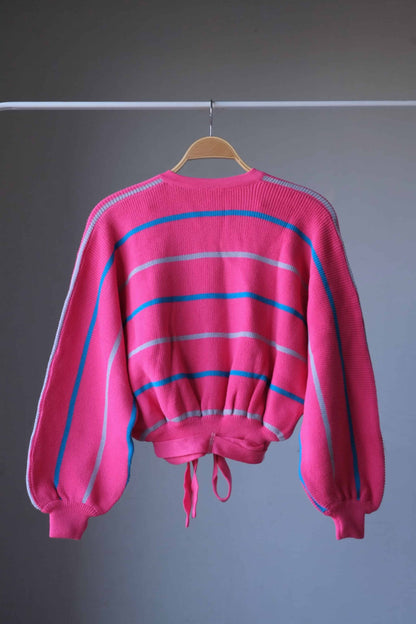 Vintage 80's Wrapround Sweater backside