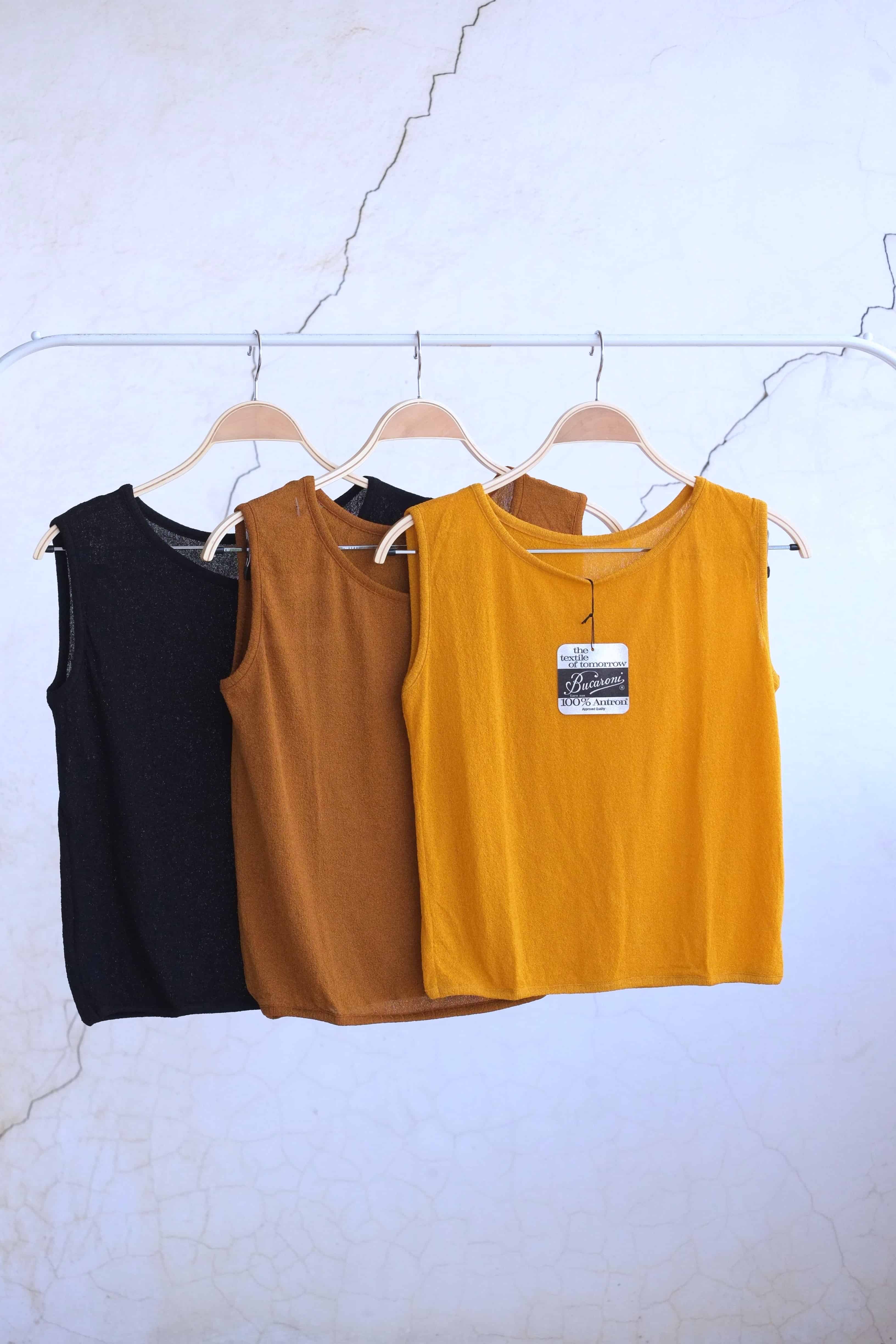 60's Sleeveless Mesh Top